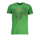 Camiseta de algodón verde