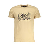 T-shirt di cotone beige