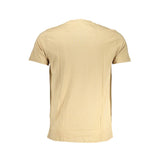 Camiseta de algodón beige