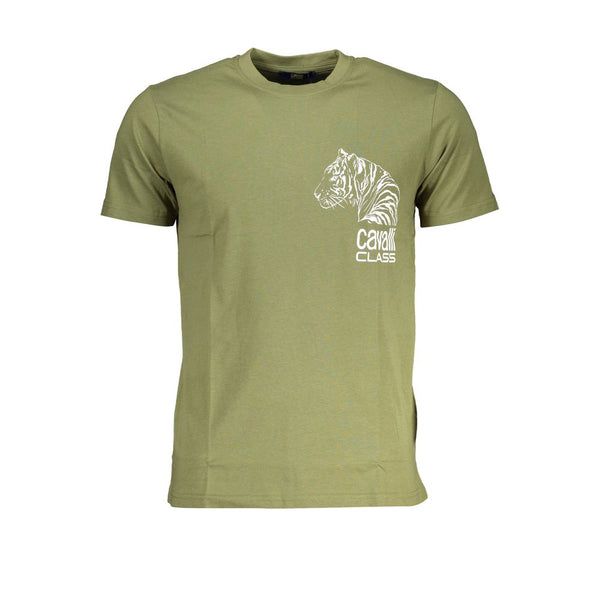 Camiseta de algodón verde