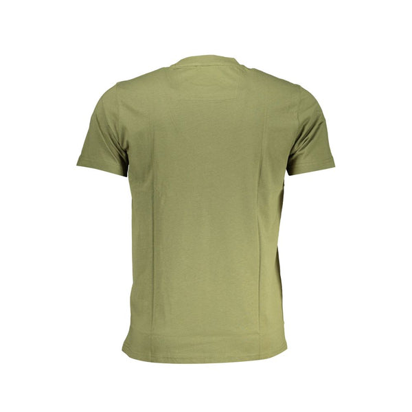 Camiseta de algodón verde