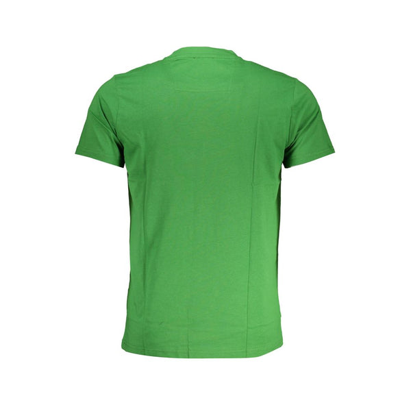 Camiseta de algodón verde