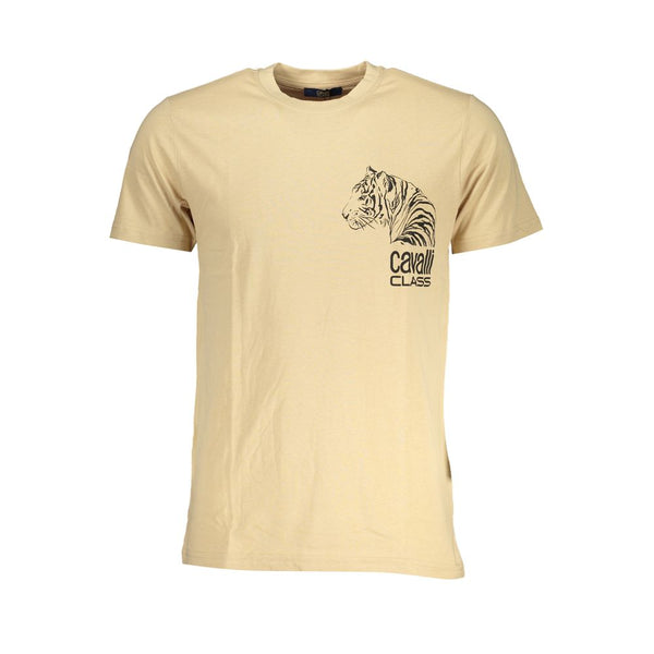 Camiseta de algodón beige