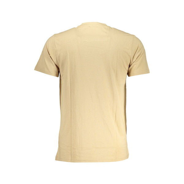 Camiseta de algodón beige