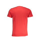 Camiseta de algodón rojo