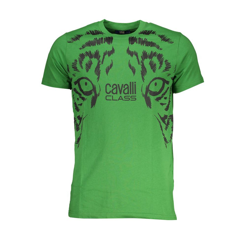 Camiseta de algodón verde