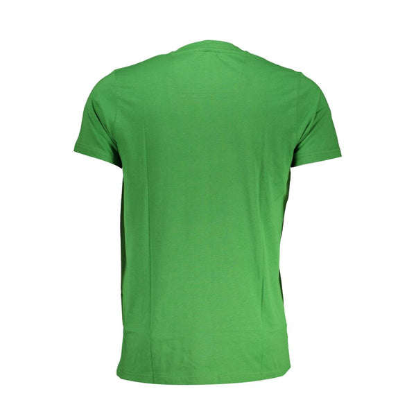 Camiseta de algodón verde