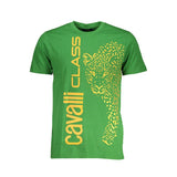 Camiseta de algodón verde