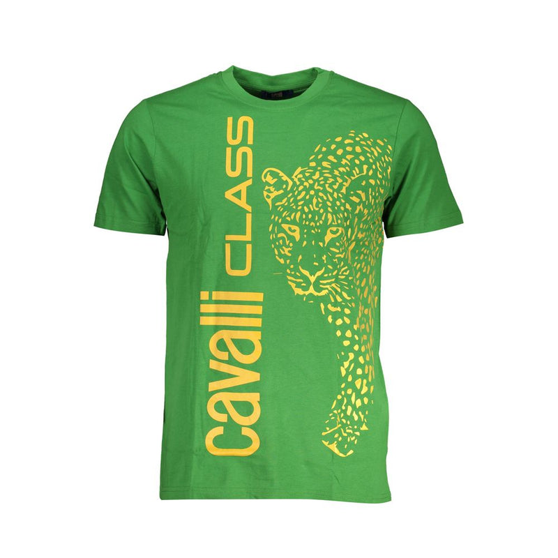 Camiseta de algodón verde