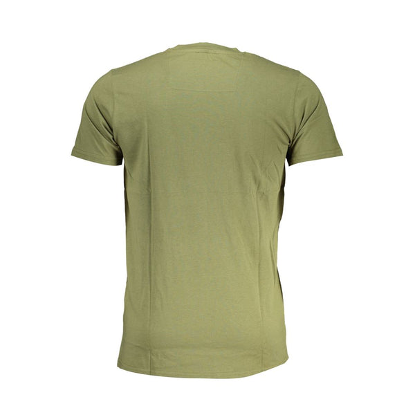 Camiseta de algodón verde