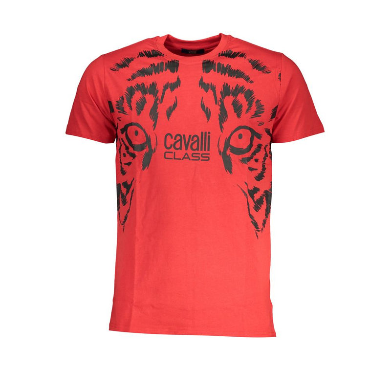 Rotes Baumwollt-Shirt