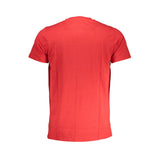 Camiseta de algodón rojo