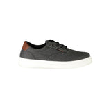 Schwarzer Polyester -Sneaker