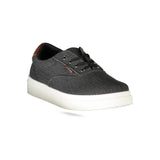 Schwarzer Polyester -Sneaker