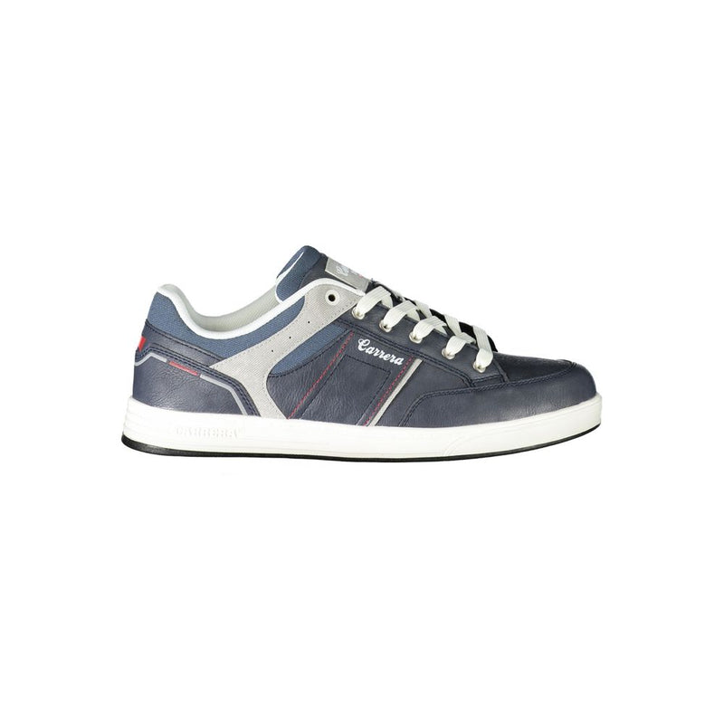 Sneaker en polyester bleu