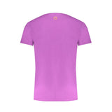 T-shirt di cotone viola