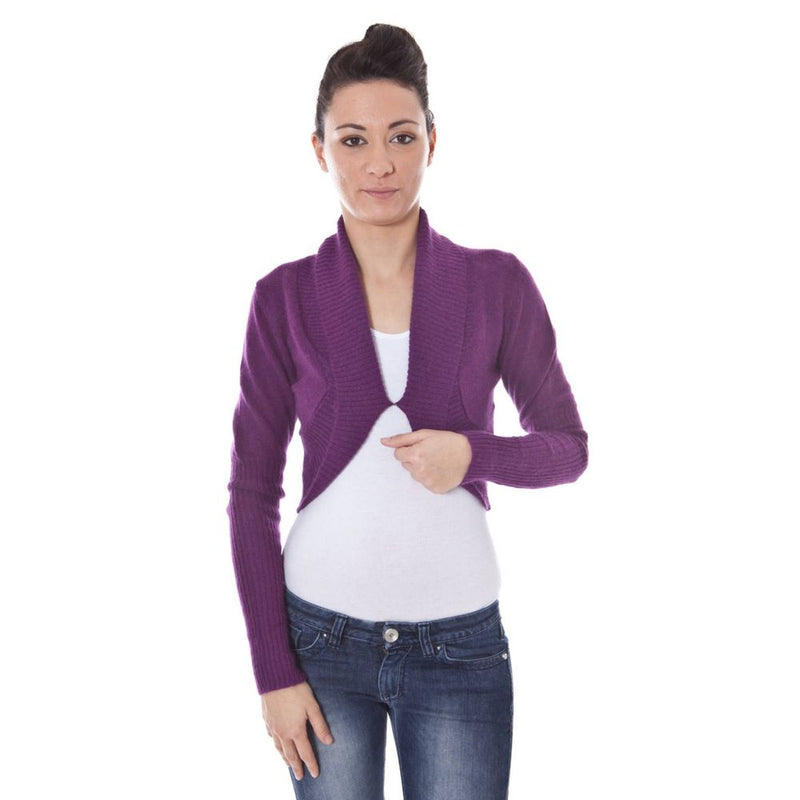 Pull en laine violet