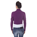 Maglione di lana viola