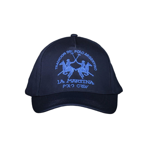 Cappelli di cotone blu e cappuccio