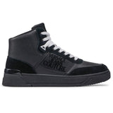 Sneaker en cuir noir en cuir noir