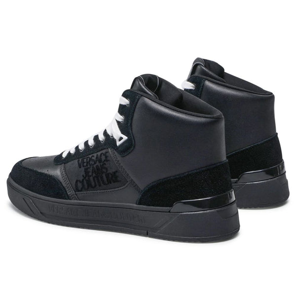 Sneaker en cuir noir en cuir noir