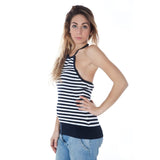 Tops en coton bleu et t-shirt