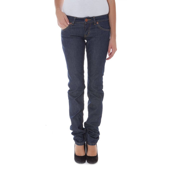 Blaue Baumwolljeans & Pant