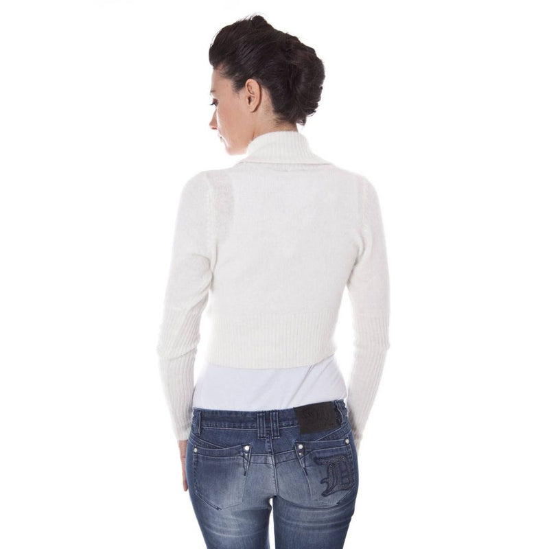 Pull en laine blanche