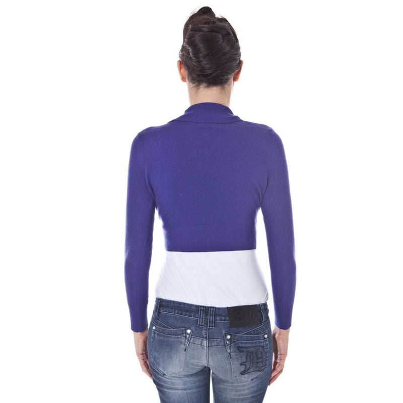 Maglione di lana viola