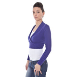 Pull en laine violet