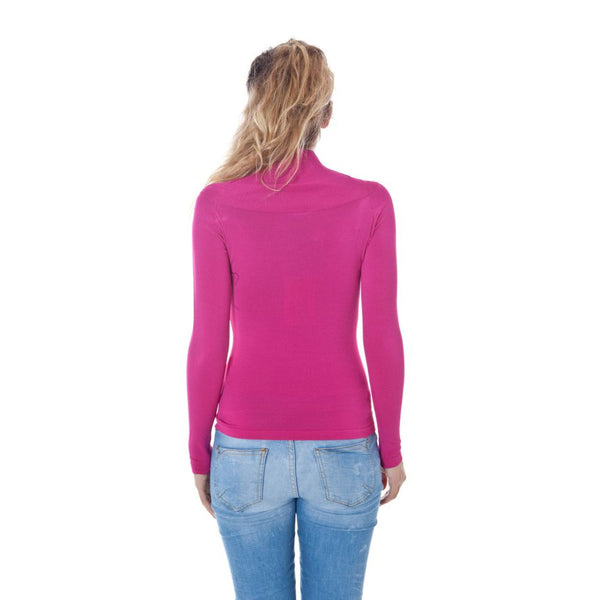 Maglione viscoso rosa