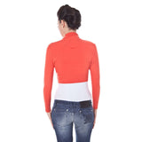 Roter Wollpullover