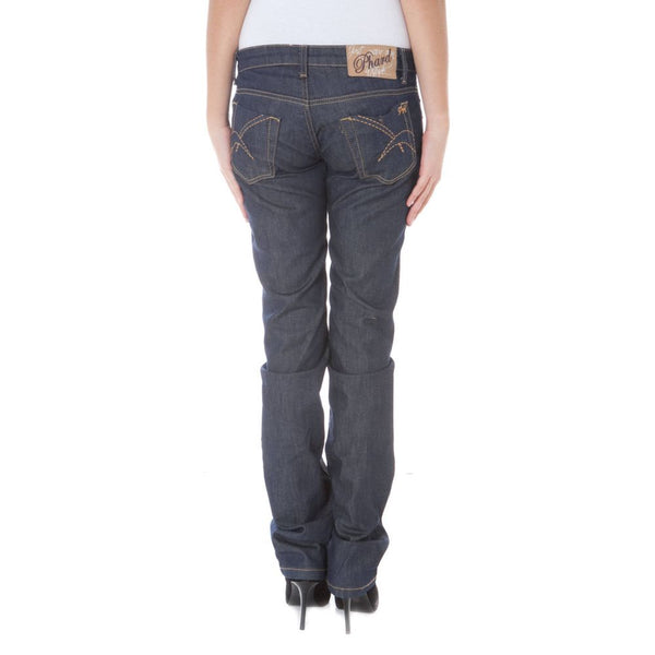 Blaue Baumwolljeans & Pant