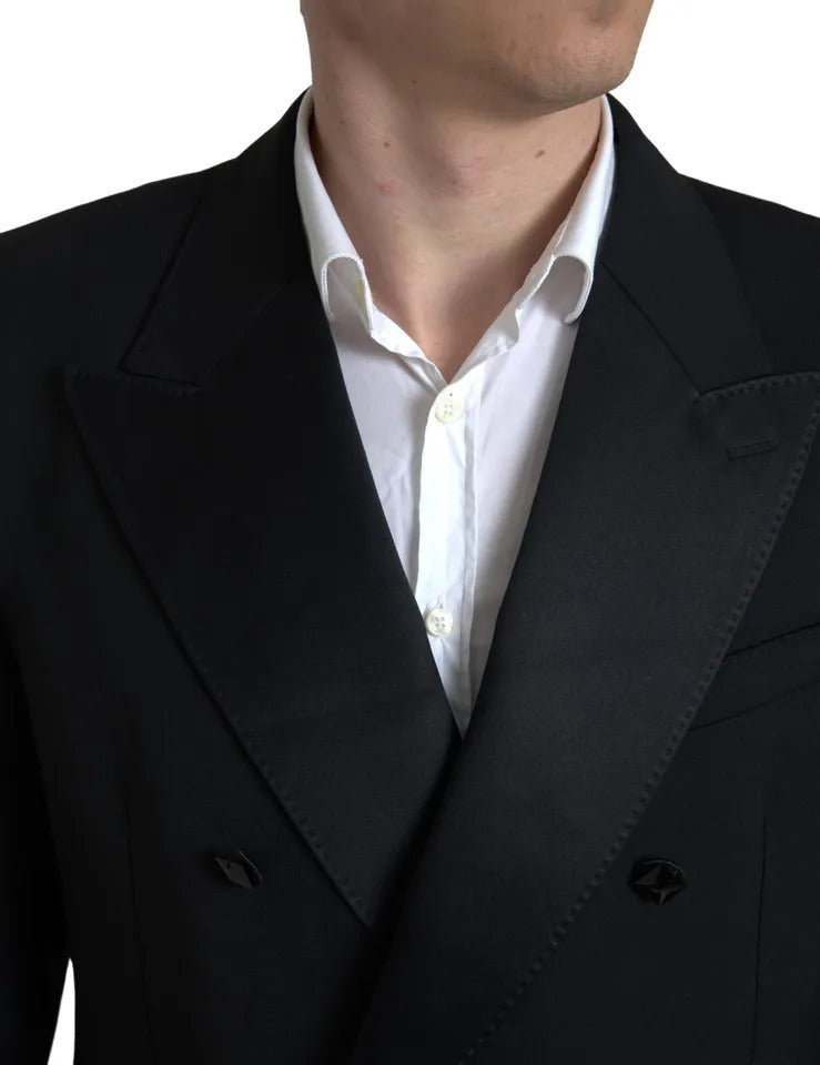 Blazer Sicilia nera blazer a doppio petto