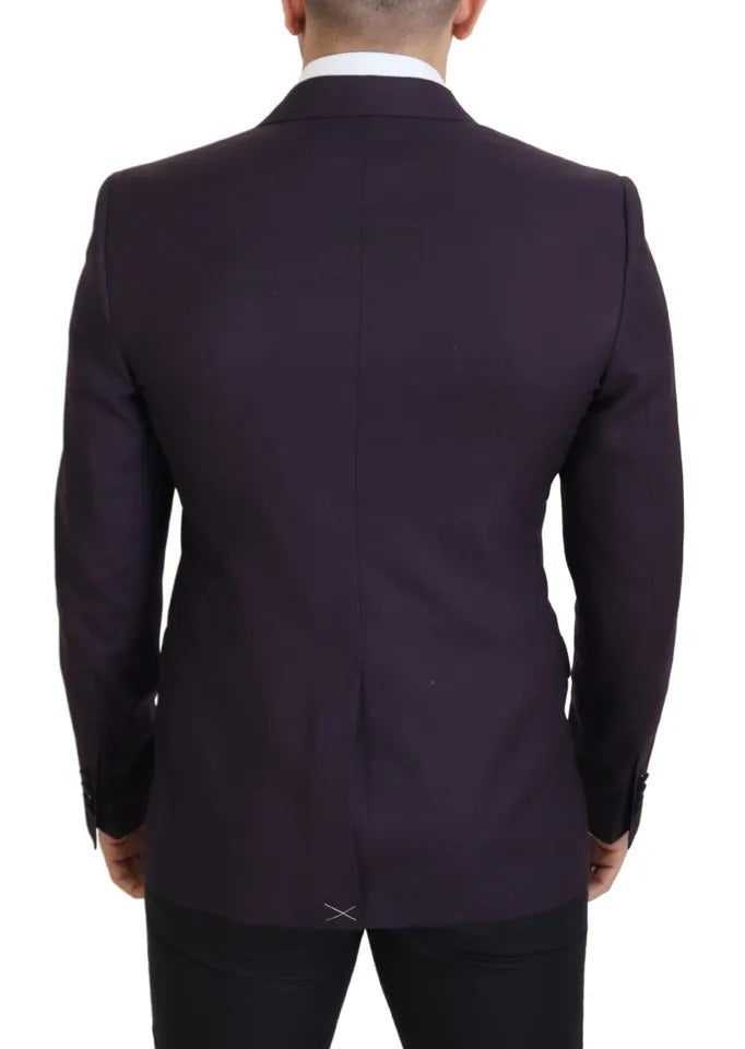 Lila Logo Single Breasted Woll Blazer