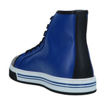 Blauer Baumwoll -Sneaker