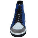 Sneaker di cotone blu