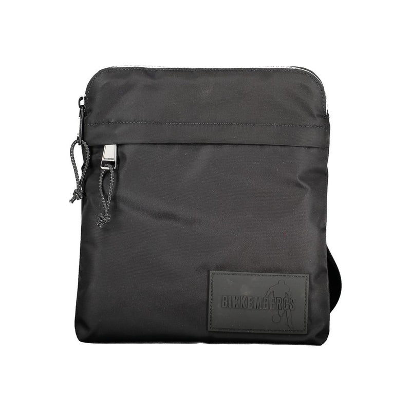 Bolso de hombro de nylon negro