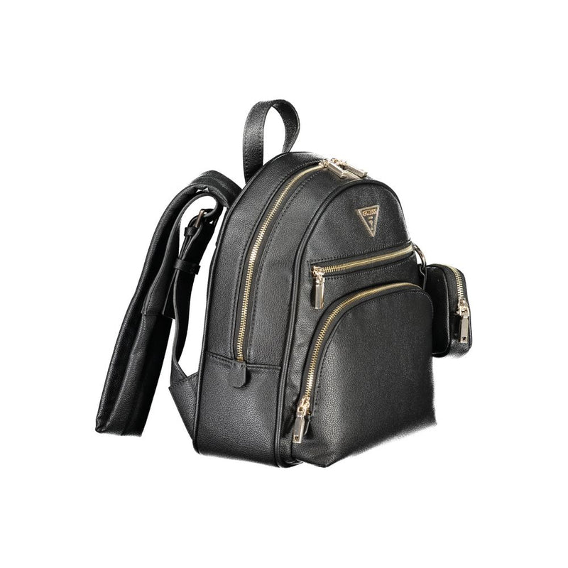 Black Polyethylene Backpack