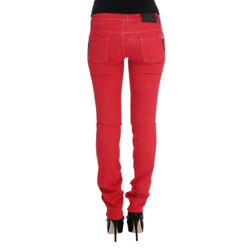 Rote Jeans & Pant