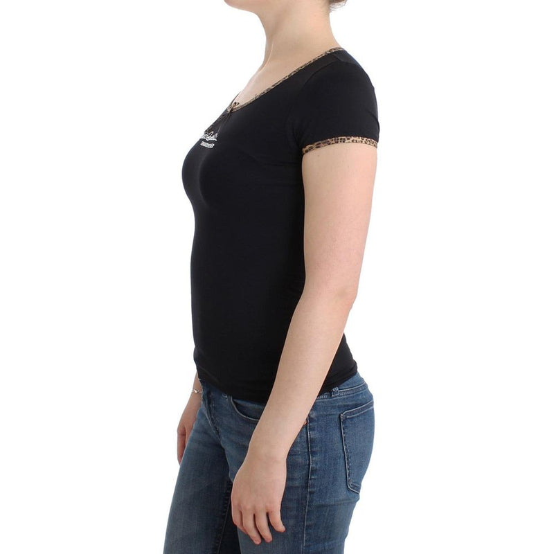 Schwarze Tops & T-Shirt