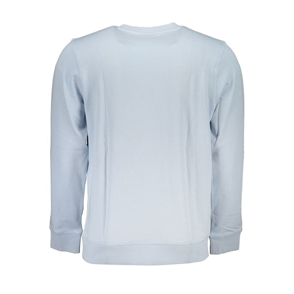 Maglione di cotone azzurro