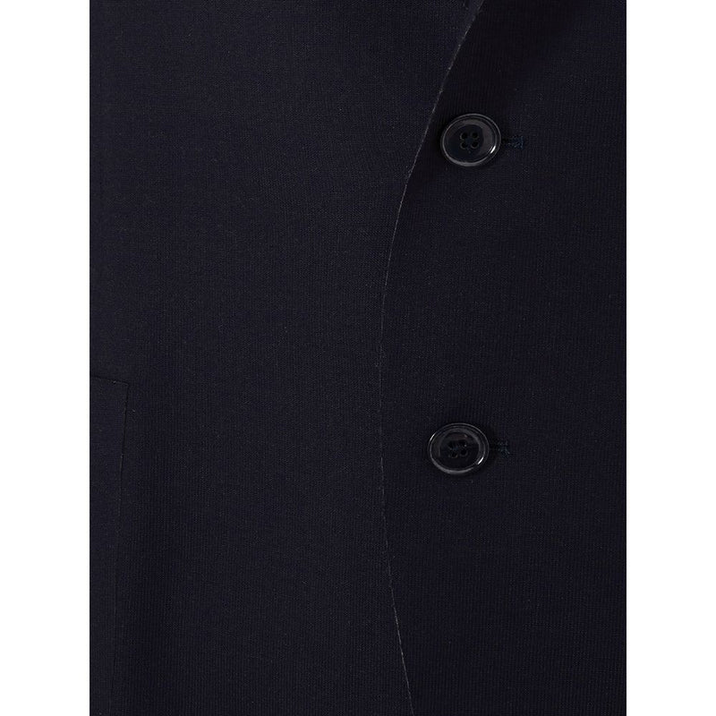 Elegante blaue Baumwoll -Lardini -Jacke