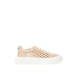 Zapatillas de cuero beige casadei chic