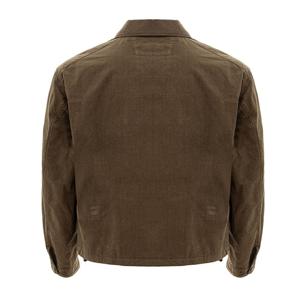 Chaqueta de poliamida de beige chic para hombres