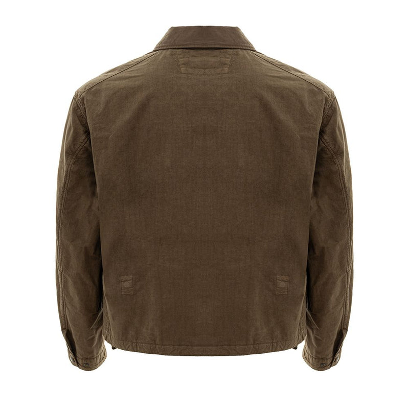 Veste polyamide beige chic pour hommes