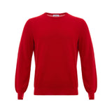 Pull en coton rouge Gran Sasso