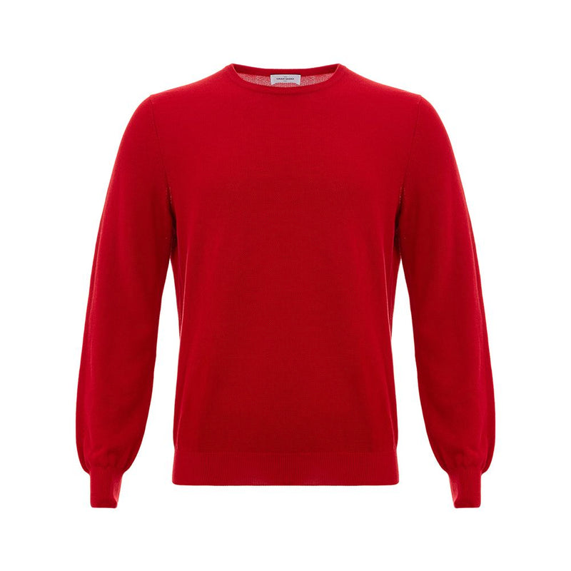 Pull en coton rouge Gran Sasso