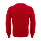 Pull en coton rouge Gran Sasso