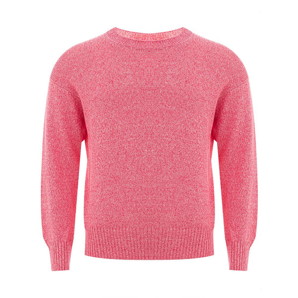 Maglione di cotone rosa